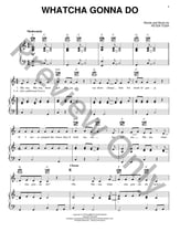 Whatcha Gonna Do piano sheet music cover